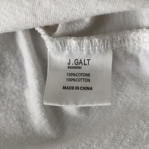 Brandy Melville/ J. Galt rainbow stripe tee - Picture 4 of 4